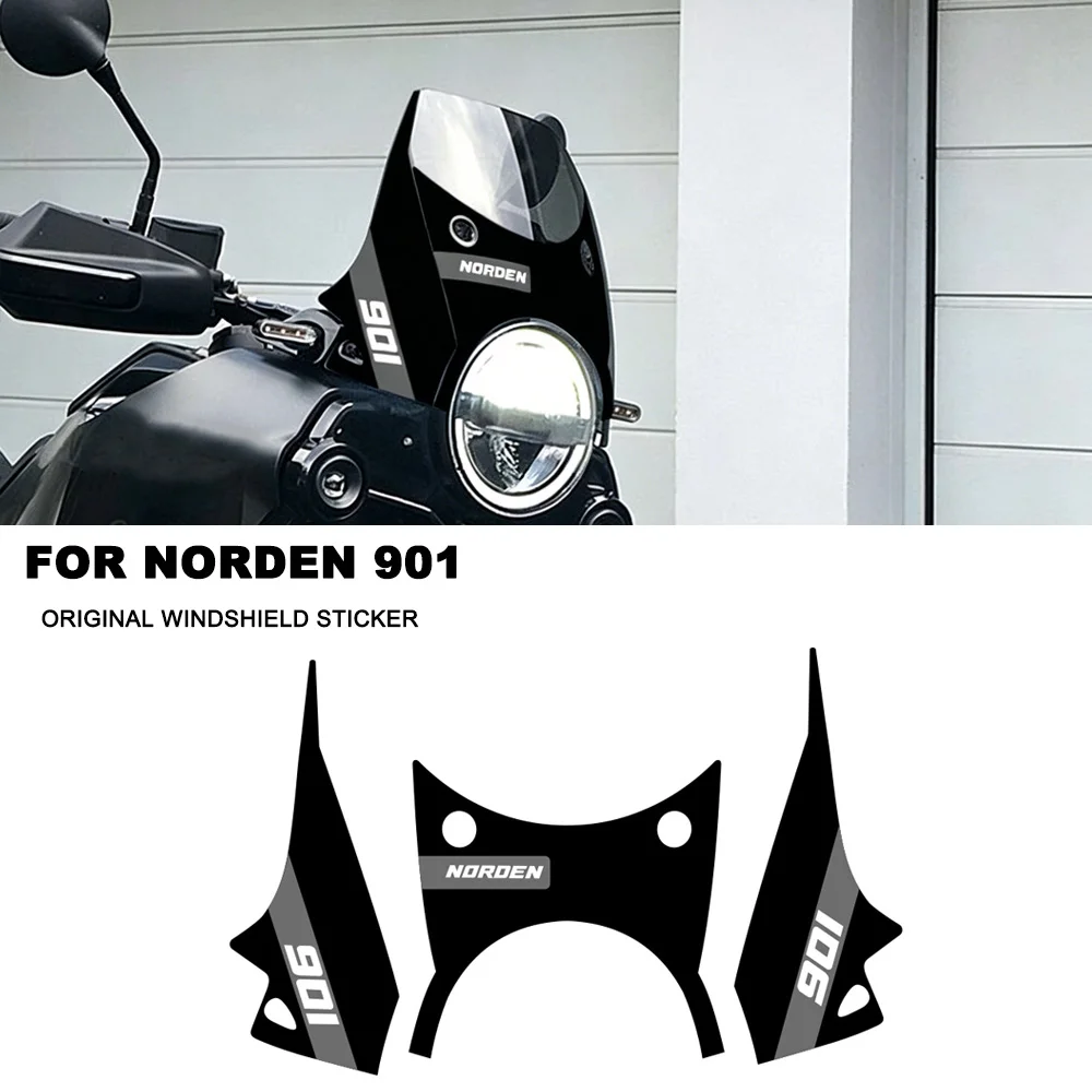 For NORDEN 901 Accessories Original Windshield Decorative Decals Pattern Printing Stickers Kits For Norden901 Deflector Stickers