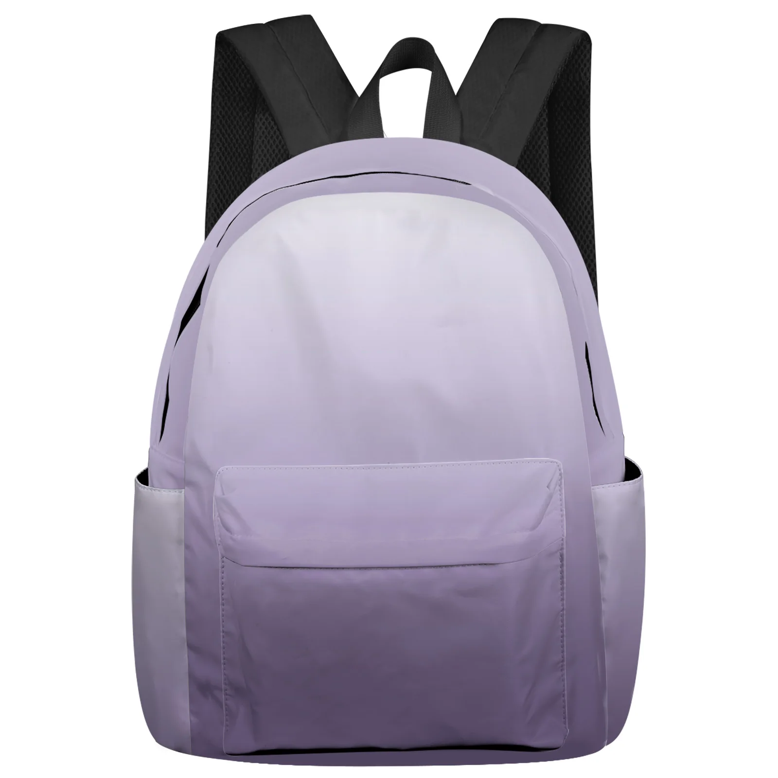 

Purple Gradient Women Man Backpacks Waterproof Multi-Pocket School Backpack For Student Boys Girls Laptop Book Pack Mochilas