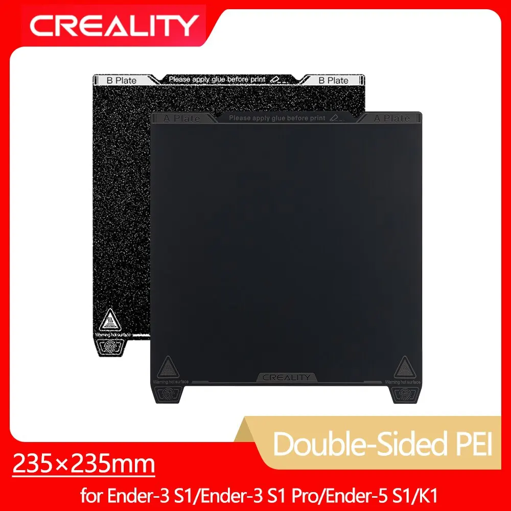 

CREALITY K1 Double-Sided Build Plate Upgrade Kit 235*235mm Strong Adhesion for Ender 3 S1/Ender 3 S1 Pro/Ender 5 S1/K1 Printers