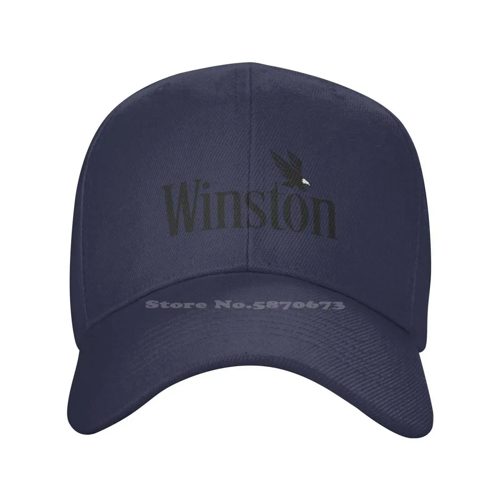 Winston Logo Quality Denim cap Knitted hat Baseball cap