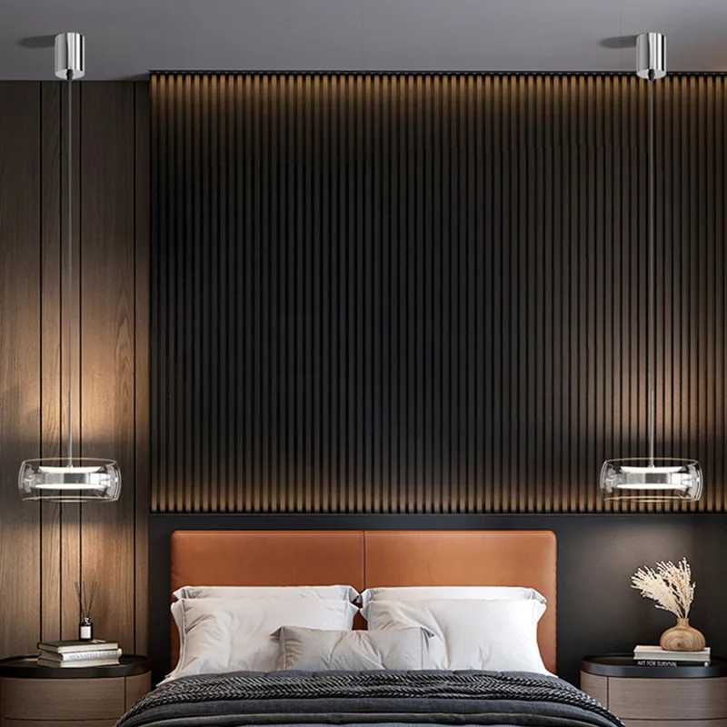 Denmark Modern Home Decor Led Pendant Light Bedroom Bedside Living Room Hotel Study Indoor Lighting Personality Italy Chandelier