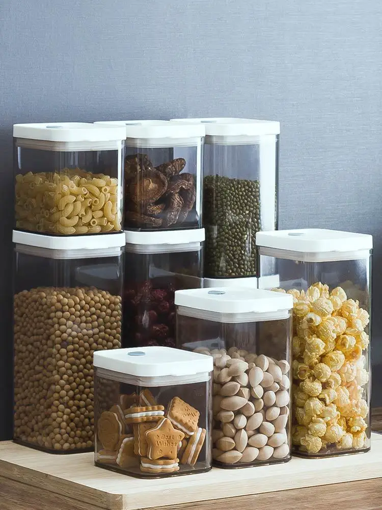 Food Storage Containers Kitchen Storage and Organization Bulk Container Hermetic Food Box Plastic Organizer Organizers Order