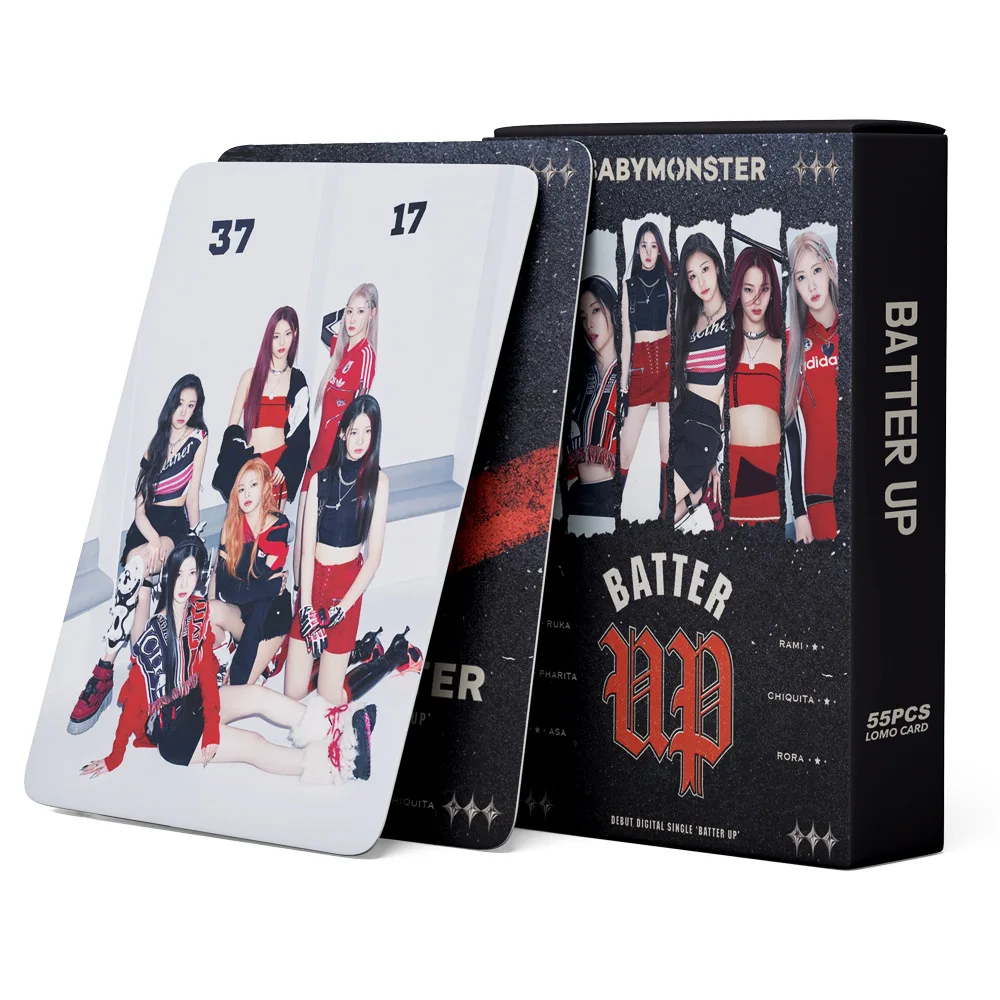 55Pcs/Set Kpop BABY MONSTER New Album Lomo Cards HARAM HD Photocards Girls Photo Card For Collection Fans Gift