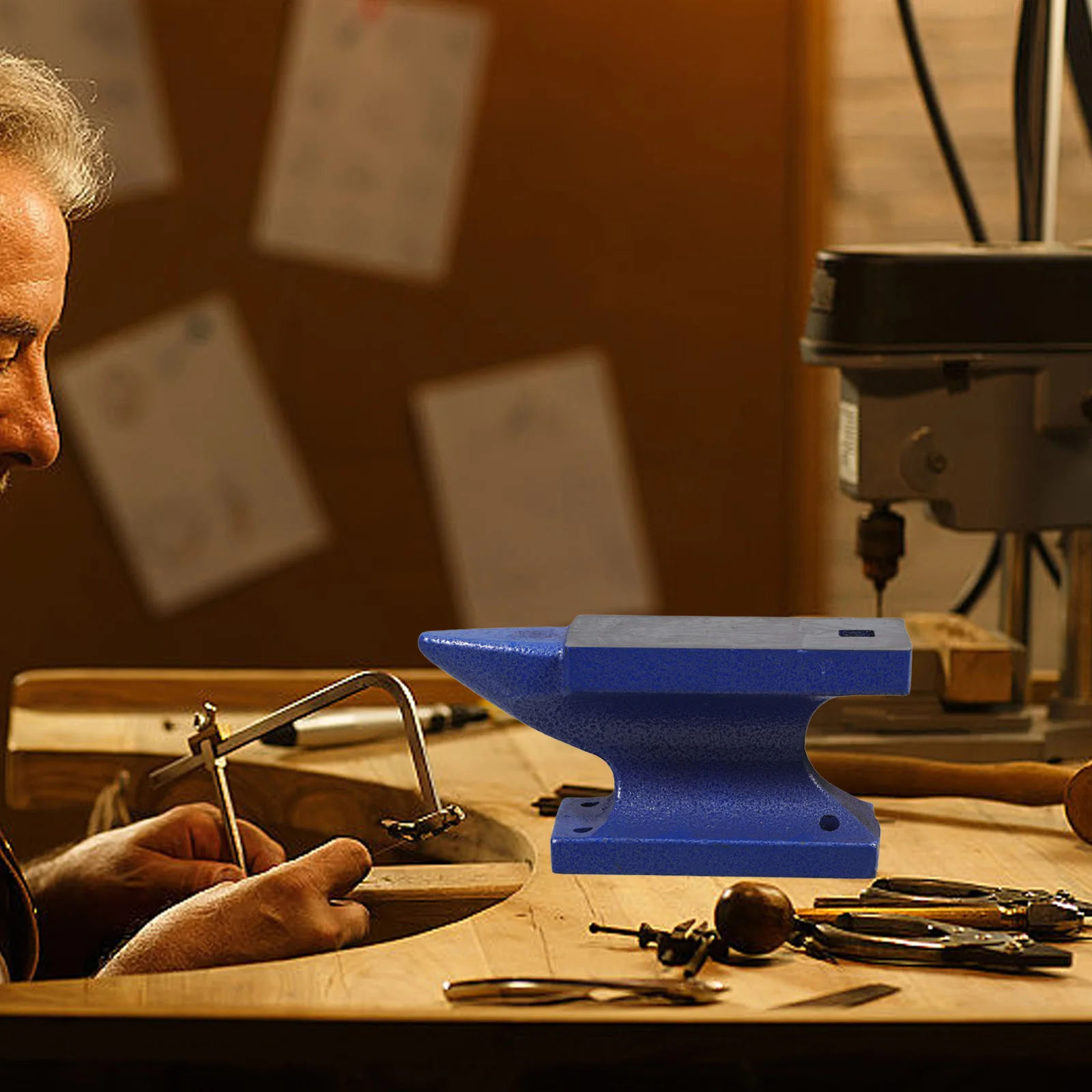 

1pc Heavy-Duty Pad Iron Horn For Diy Hand-Knock Tool Beating Iron Work Blacksmithing Craft Metal Shaping