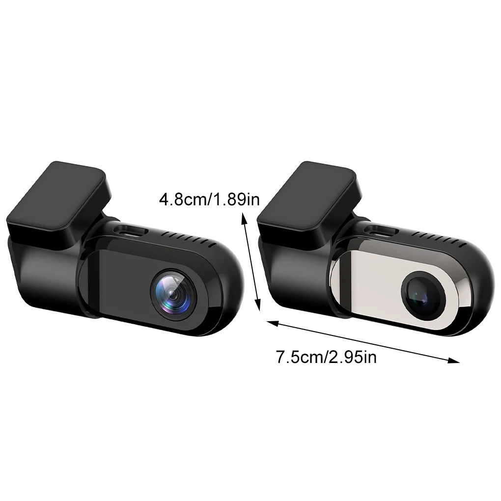 يمكن تدوير 360 °   كاميرا فيديو DVR مظهر معدني كاميرا داش حلقة تسجيل بيع متعددة