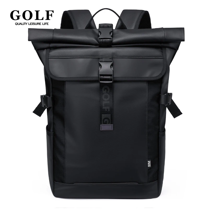 GOLF Fashion Backpacks Man Business Laptop Backpack 15 6 inches Waterproof Expandable Back Pack Travel Oxford Multi Compartments