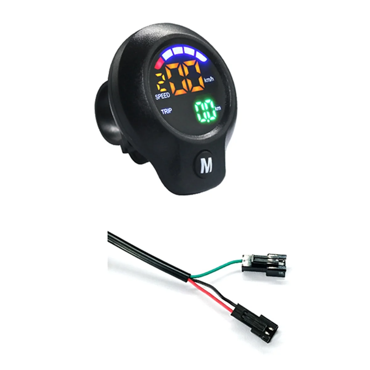 A07I Ebike Throttle Bicycle Digitaal display Eenvoudig te installeren Goede compatibiliteit Kilometerstand Snelheidsmeting Spanningsweergave A