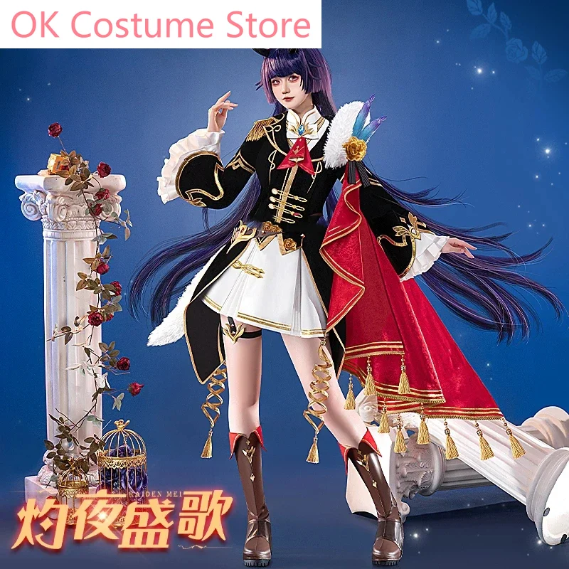 Honkai Impact 3rd Raiden Mei Game Suit Gorgeous Uniform Cosplay Costume Halloween Party Role Play Outfit Women