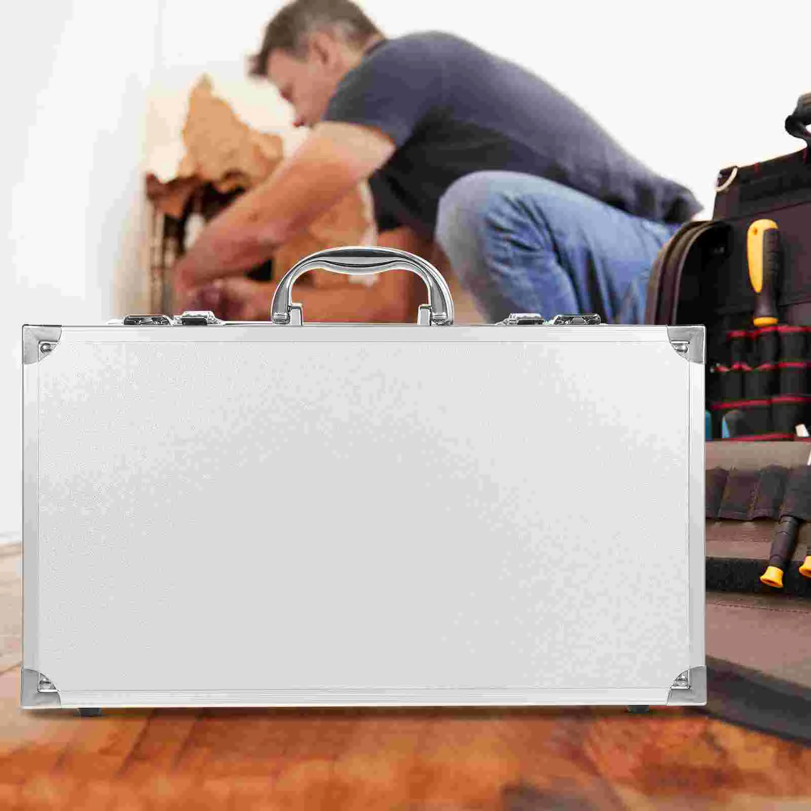 Étui à bombes en aluminium noir pour ordinateur portable avec serrure, jouet polyvalent, médecine, camion Miss