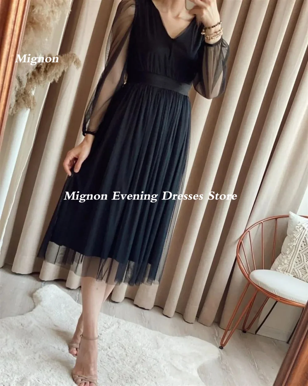 Mignon Chiffon A-Linie Schatz Abschluss ball Kleid Populer Tee-Länge Rüschen formale elegante Abend party Kleid für Frauen 2023