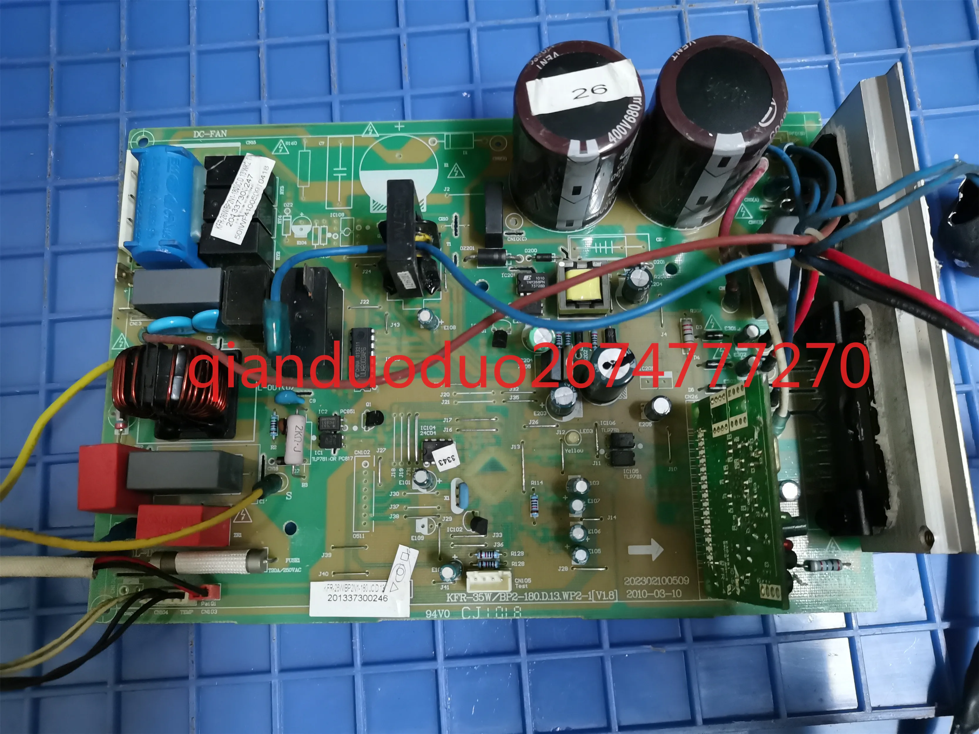 

Подходит для основной платы инверторного кондиционера Midea KFR-35W/BP2-180.D.13.WP2-1 202302100509