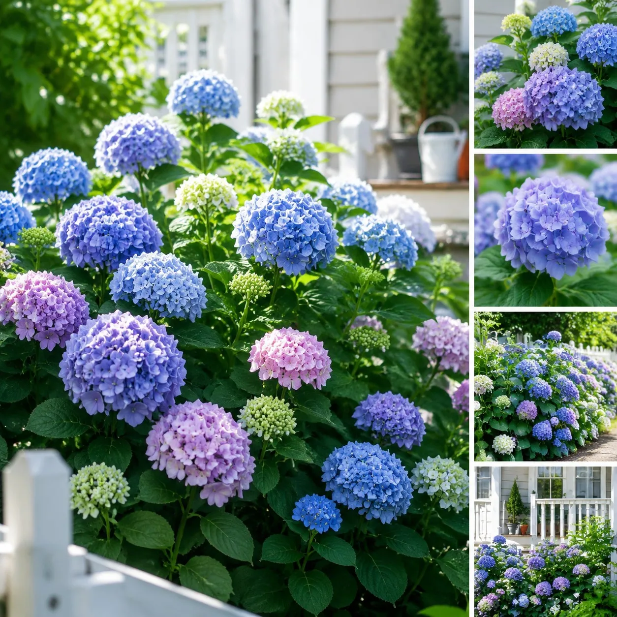 34 Semillas de Hortensia de Colores Variados para Jardín, Patio y Macetas, Fáciles de Cultivar y de Floración Prolongada