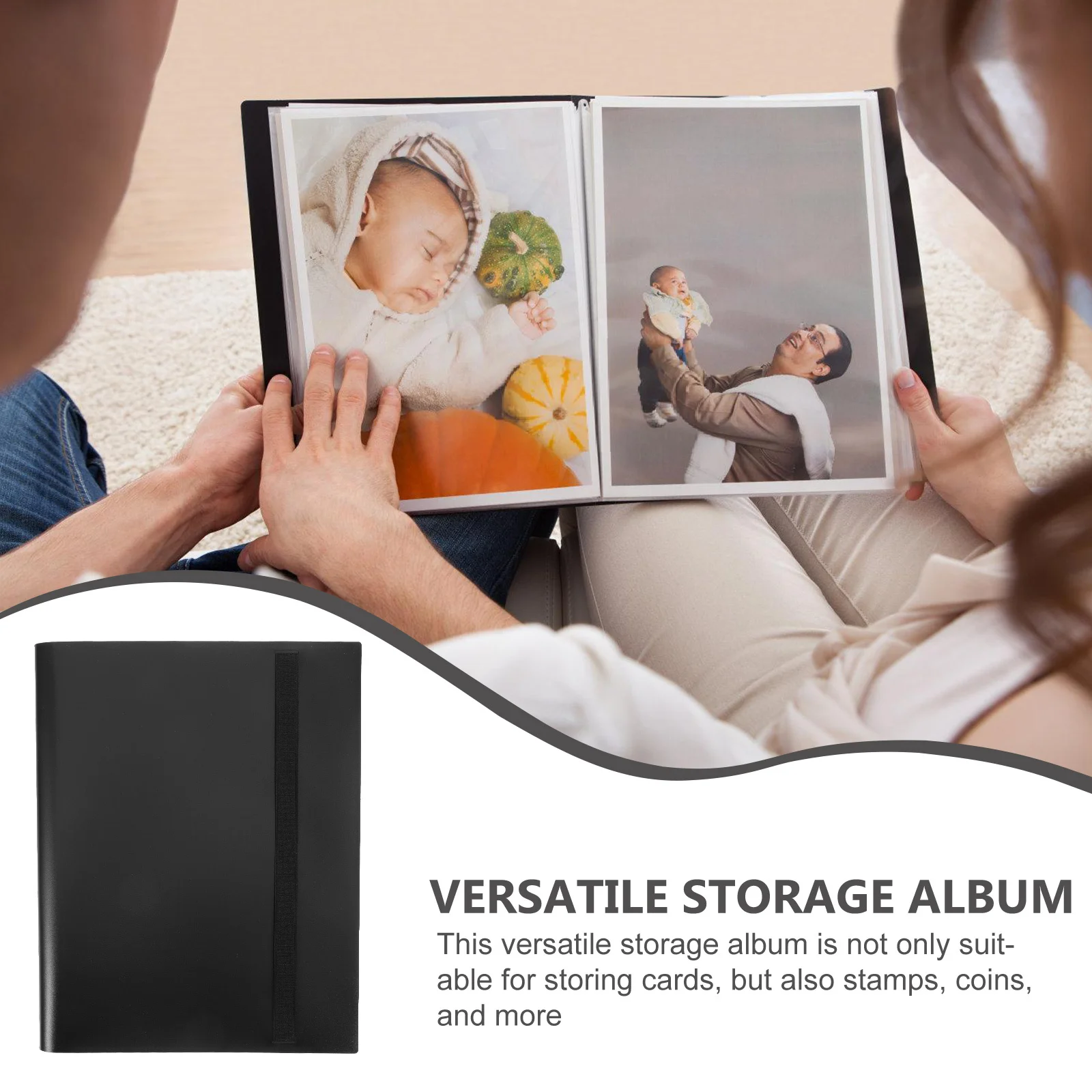 Coin Collection Book Large Capacity PP Non-Woven Protective Coin and Stamp Organizer Album Commemorative Collector