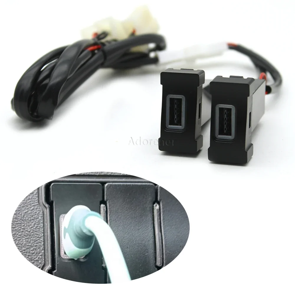 

For Iveco Daily Axon12V Car Rapid Charger Dual QC3.0 USB phone Charging Adapter Interface Socket Accessories