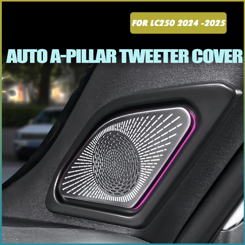 

Car A-pillar Atmosphere Light Fit for Toyota Prado LC250 2024-2025 Modified Auto A-pillar Tweeter Cover Car Interior Accessories