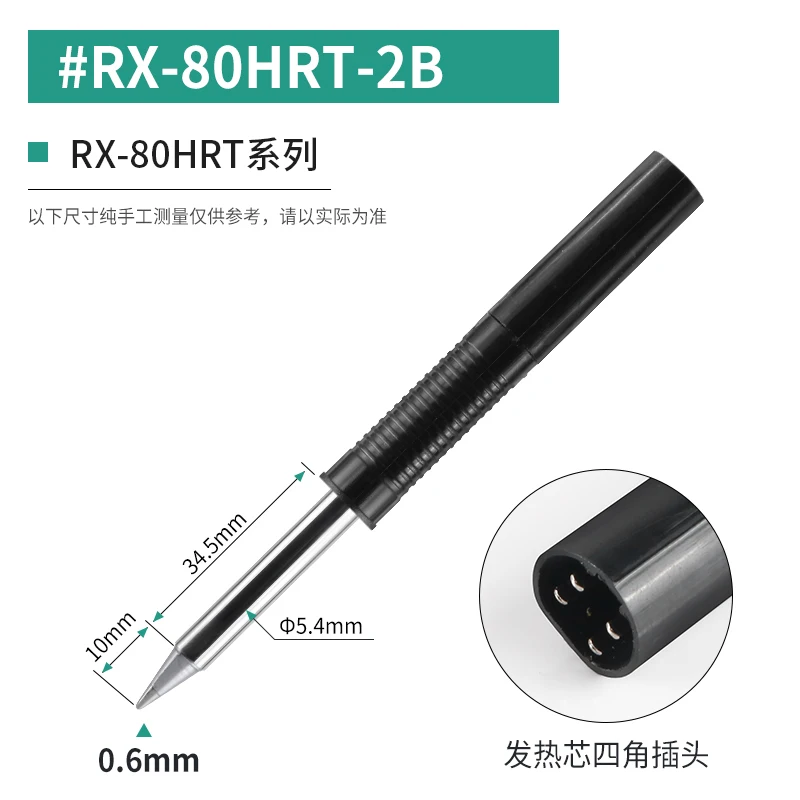 Ponta de solda de substituição original da série goot RX-80HRT