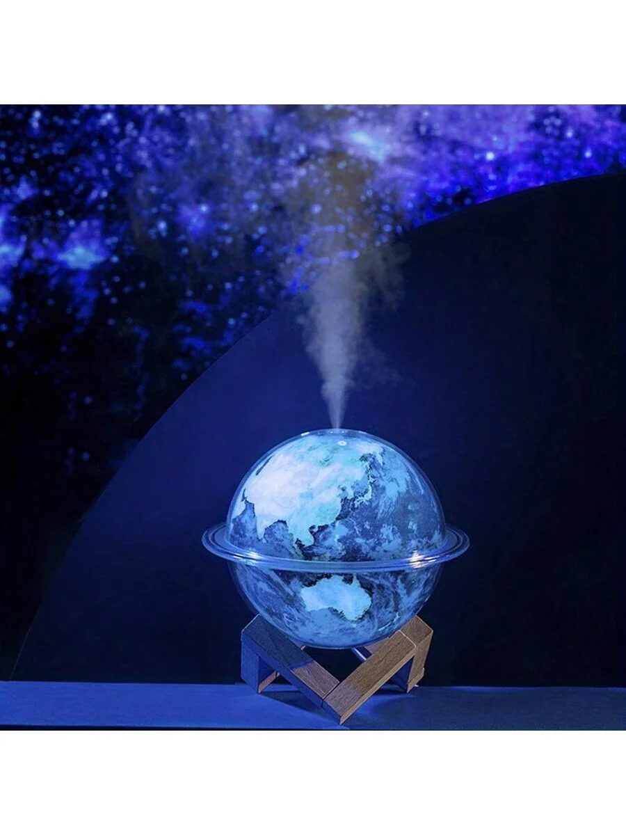 USB Powered Colorful Lights Humidifier - Enhance Atmosphere, Office & Bedroom - Large Spray, Night Light