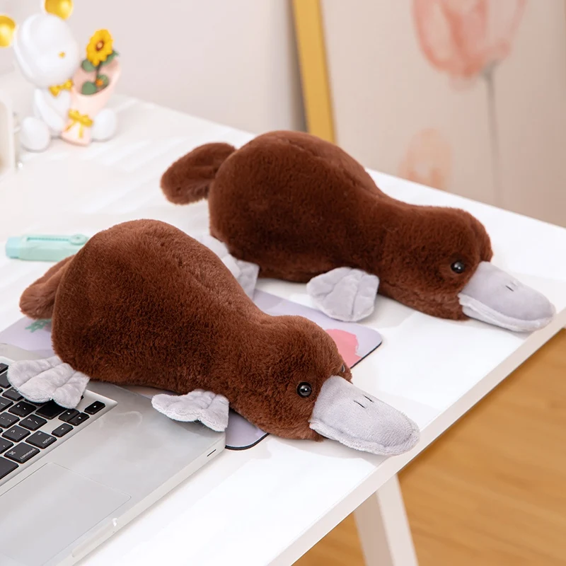 39cm Cartoon Kawaii Cute Animal Platypus Pluszowa zabawka Miękka pluszowa dekoracja pokoju Dekoracja plecaka Prezent urodzinowy dla dziecka