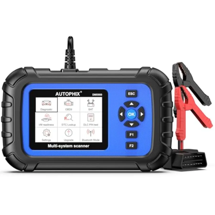 

DM5900 OBD2 Scanner Diagnostic Tool for Comprehensive Vehicle Diagnostics Including Engine Transmission ABS SRS System