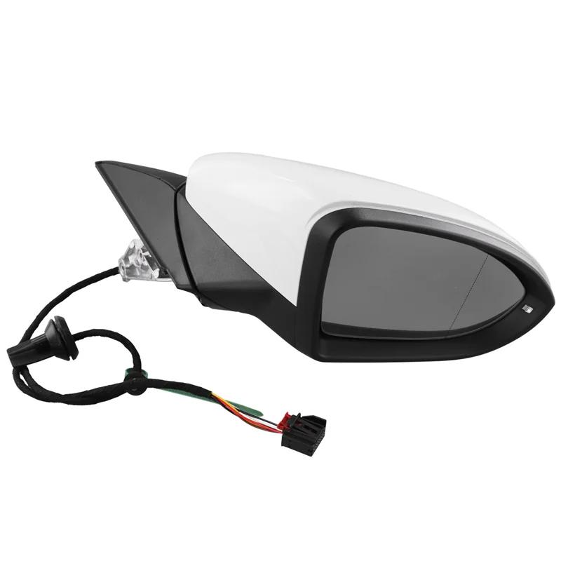 

ABHY-Rear View Mirror Assembly 6 Wires Manual Folding Side Wing Door Mirror For VW Golf 7 MK7 MK7.5