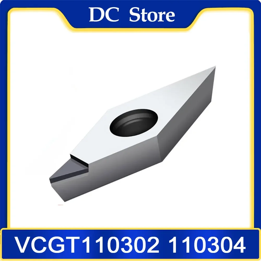 

VCGT110302 VCGT110304 Diamond Insert VCGT 110302 110304 PCD Aluminum Alloy End Mill Tool CNC Carbide CBN Turning Lathe