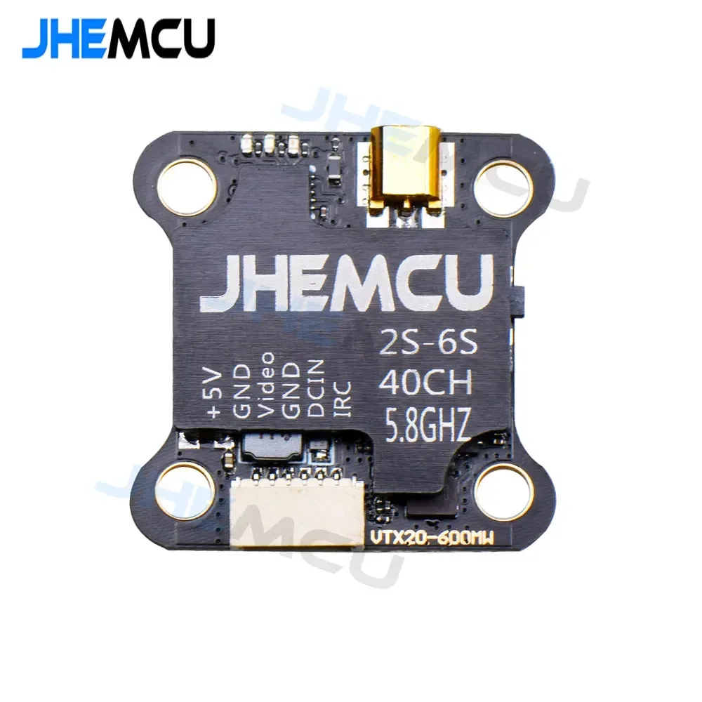 OverShoot JHEMCU VTX20-600 5.8G 40CH  FPV Transmitter PitMode 25mW 100mW 200mW 400mW 600mW 7-26V Adjustable VTX FPV Racing Drone