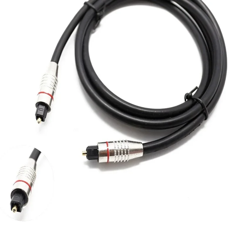 Audio Processors Display OD6.0 for TosLink Male To Male Cable 1.5m PVC Digital Optical Fiber Audio Line 1.5m Displaylink