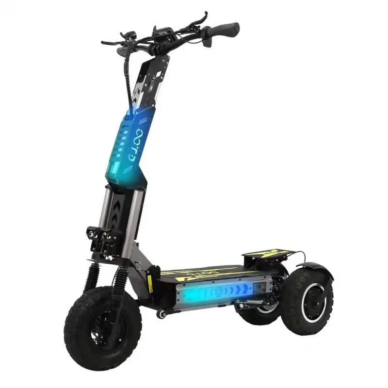 OOTD T30 E-Scooter: 3200W Doppelmotor, 60V 31,2Ah Akku, 13-Zoll 3-Rad-Design, Hydraulische Bremsen, NFC-Entsperrung; All-Terrain Offroad-Elektroroller für Erwachsene.