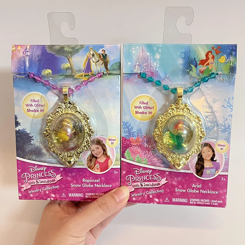 

Disney Rapunzel Littlese Mermaidse Cinderella Anime Character Play House Toys Pendant Peripherals Children's Gift