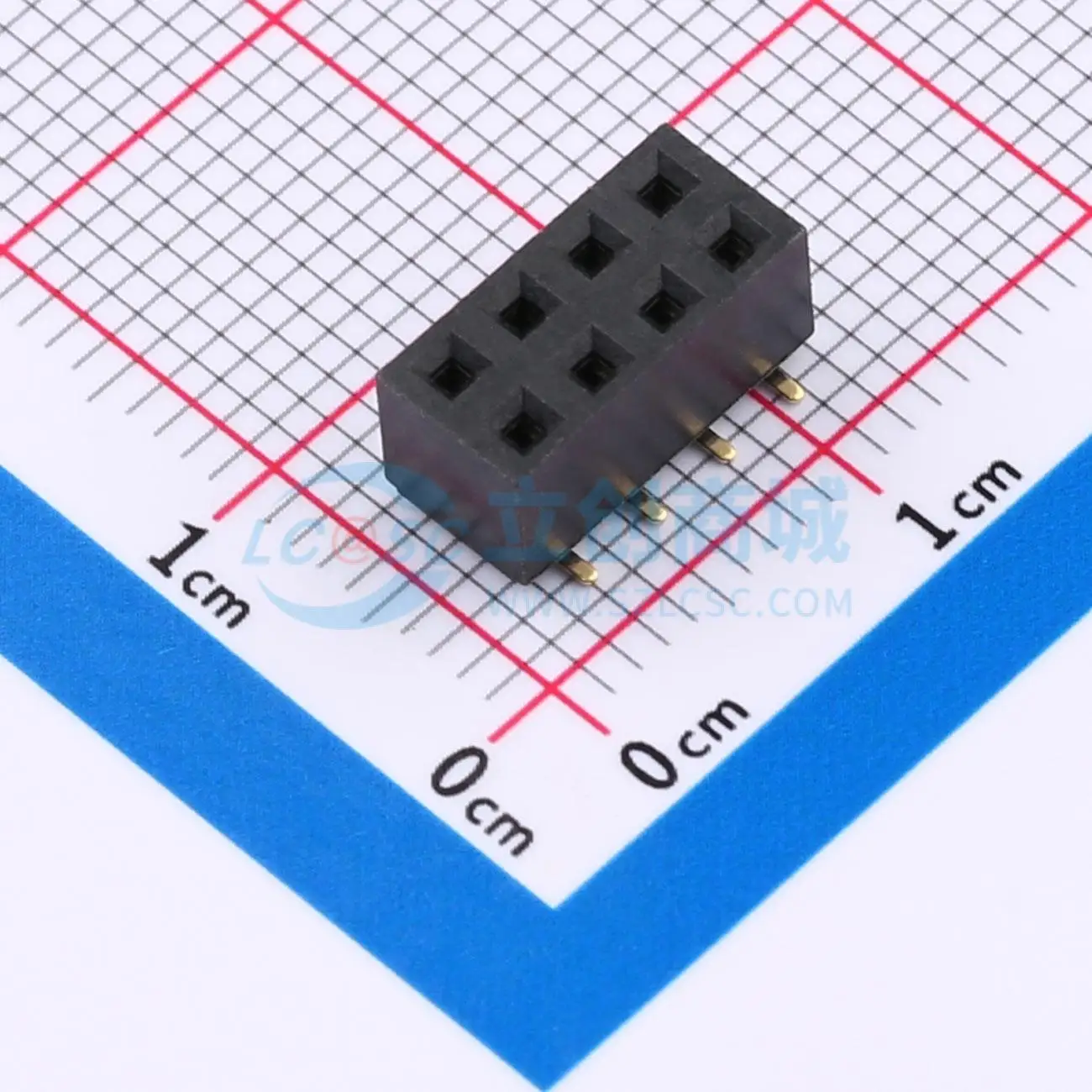 79pcs HC-PM254-5.0H-2x4PS-02A SMD P 2.54mm 2x4P 2.54mm Female Header Connector