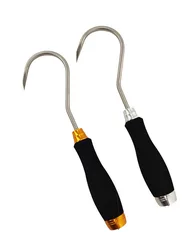21CM EVA handle 304 Stainless Steel Ice Fishing Spear Hook Tackle Suitable For Light Heavyweight Fish Active Ice Fishing Gaff