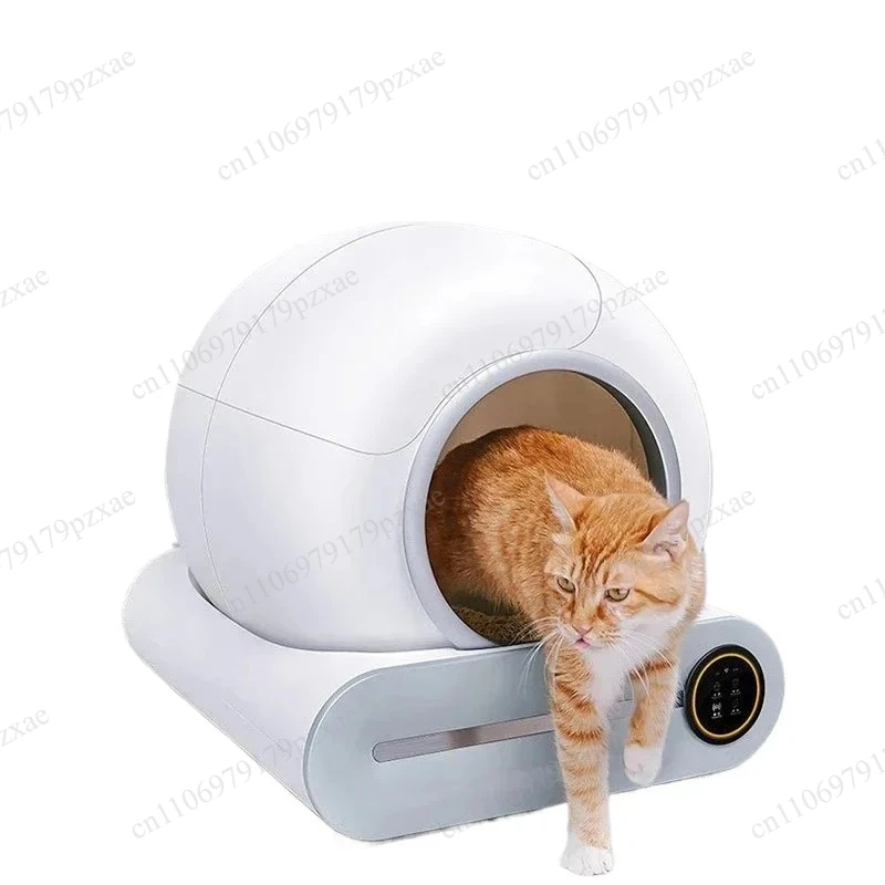 Automatic Large‑Size Cat Litter Box, Fully‑Enclosed Self‑Cleaning Odor‑Resistant Pet Cat Toilet