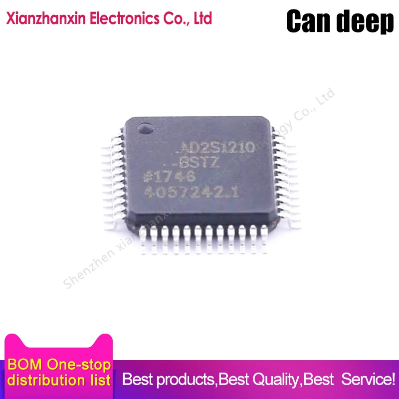 1pcs/lot AD2S1210BSTZ AD2S1210 LQFP48 16-bit R/D digital-to-analog converter in stock