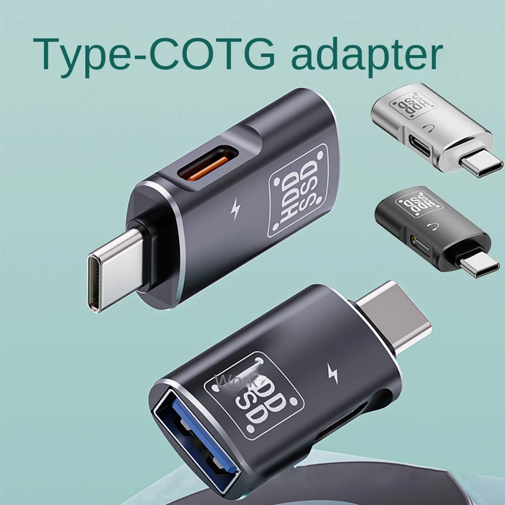 

2 in1 Type-c Adapter Data Transmission Charging Model USB 3.0 Charging Adapter for Macbook/Xiaomi/HUAWEI/Samsung