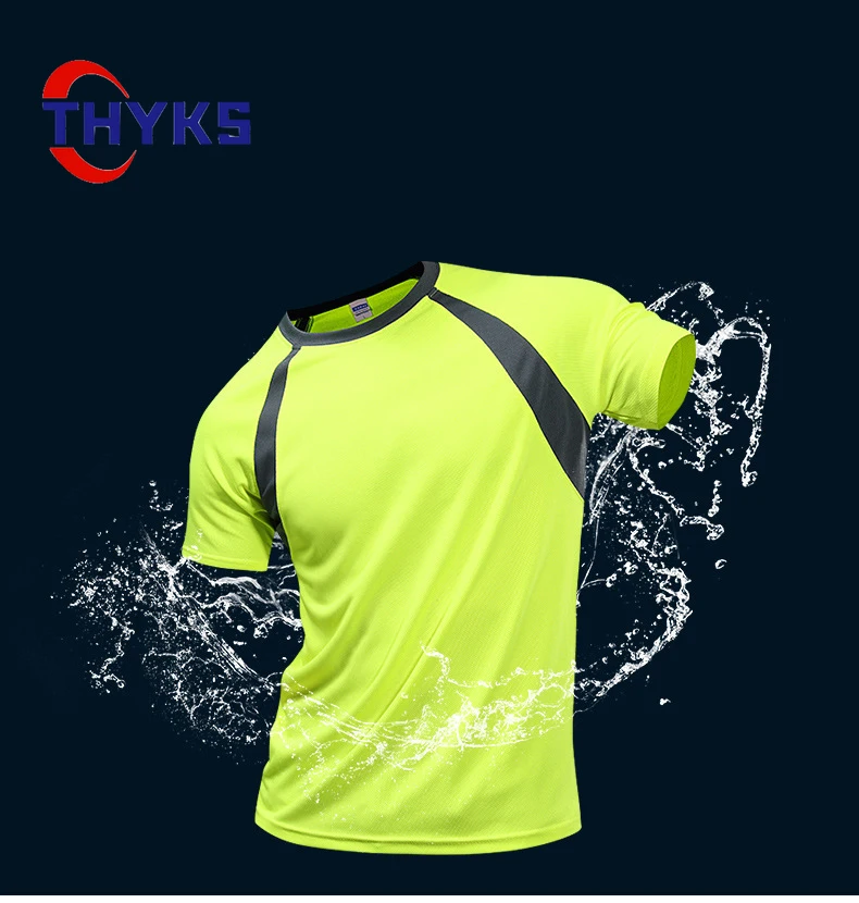 Quick Drying Men's Short Sleeved T-shirt Raglan Sleeves Marathon Outdoor Sports Unisex T-shirts  Comfort Breathable Hiking Top