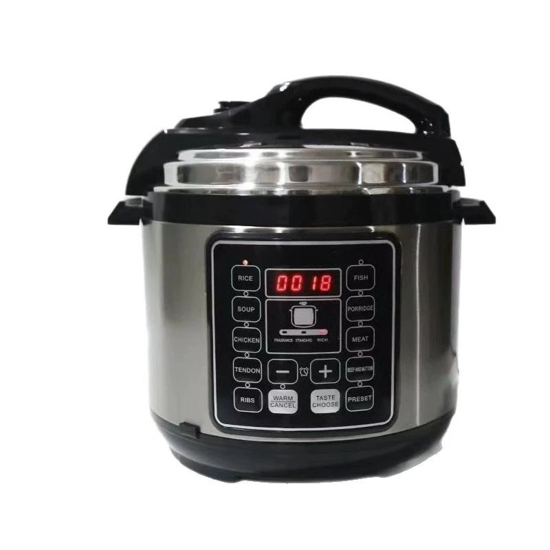 6L Multifunctional Smart Electric Pressure Cooker English Panel Multi Cooker Rice Cooker Large Capacity For Household Use
