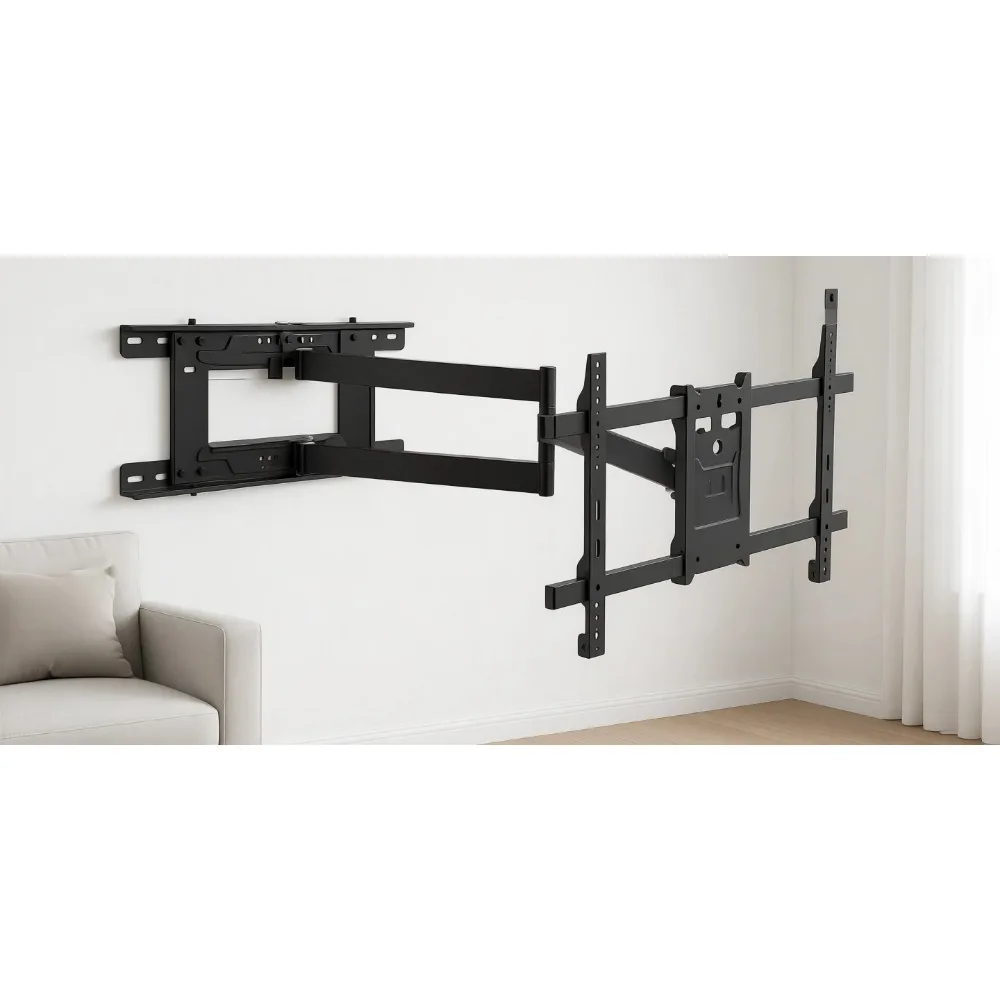 

Настенный кронштейн для телевизора с длинной рукояткой и полным диапазоном движения, для телевизоров от 32 до 70 дюймов, выдвижение до 36 дюймов, VESA 600x400, выдерживает до 45 кг