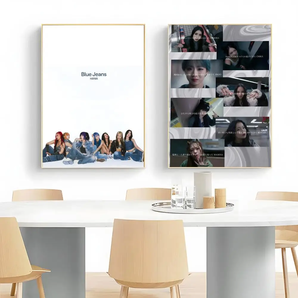 Kpop Group H-Hana Poster Wall Art Print Decorative Mural Home Decor Gift Unframed - view 2