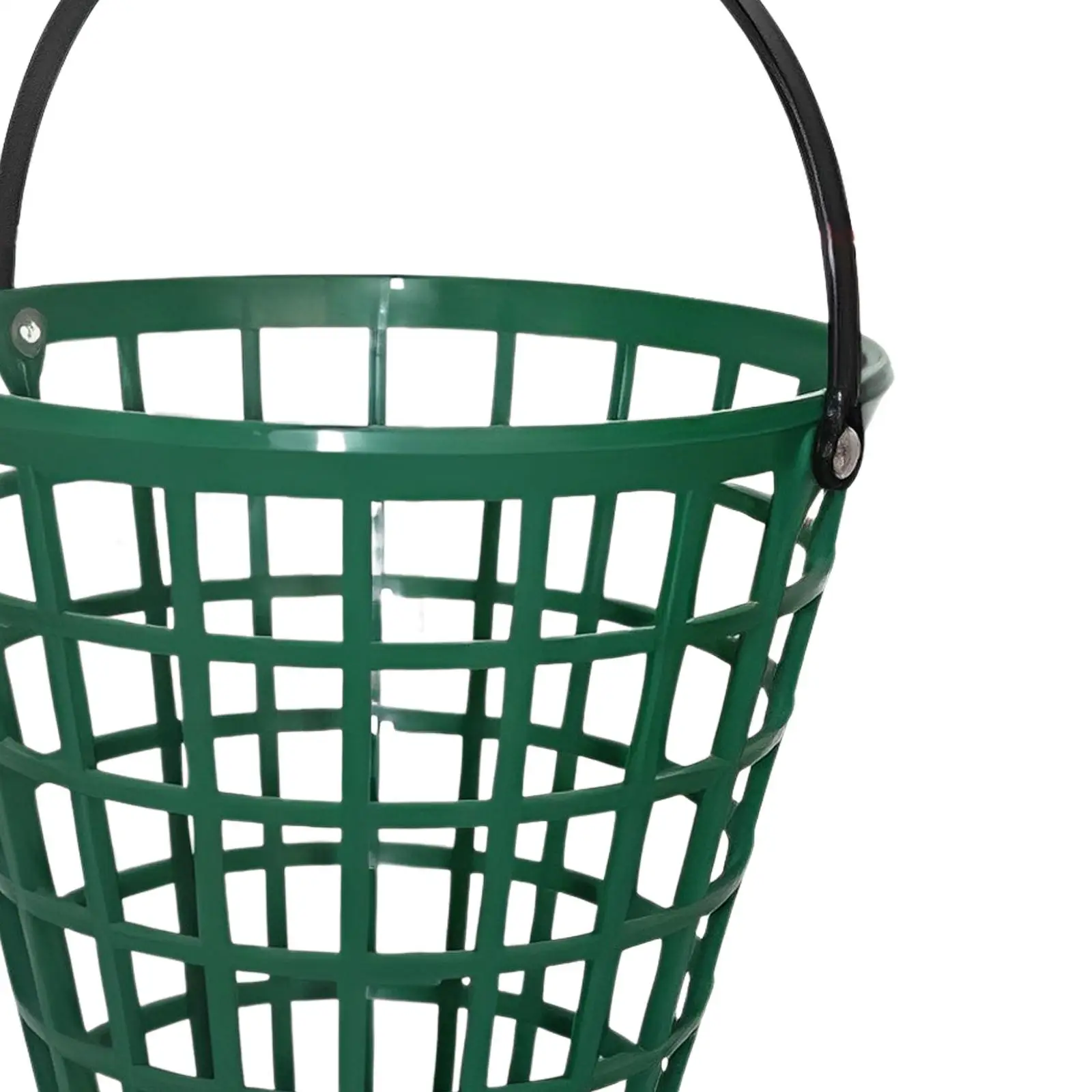 Golf Ball Basket Carrier Training Display Golf Cart Accessories Outdoor Sports Golf Ball Holder with Handle Golf Range Bucket