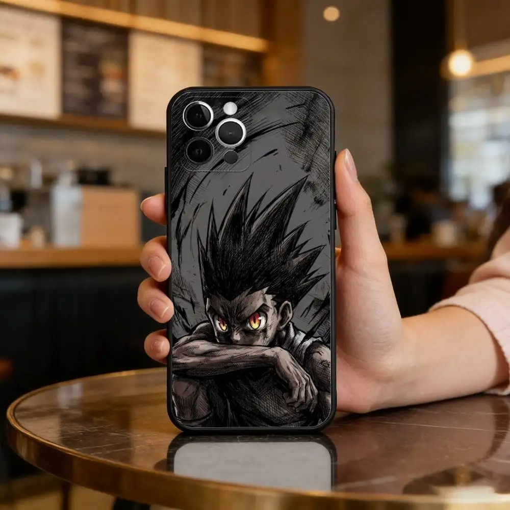 Hunter X Hunter G-Gon Freecss  Soft Silicone Black Cover,Phone Case For iPhone 17,16,15,14,13,12,11 Plus,Pro Max,XS