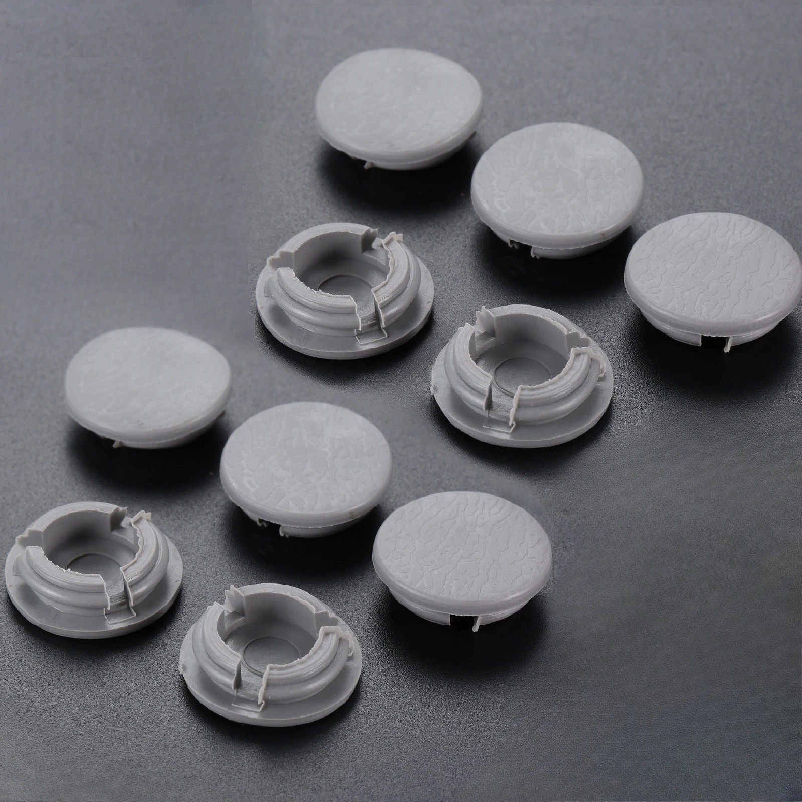 10Pcs Car Door Pull Handle Clips Cover Screw Rubber Trim Door Stopper Cap for Hyundai IX35 Tucson IX Kia 827343A000 827343A0009P