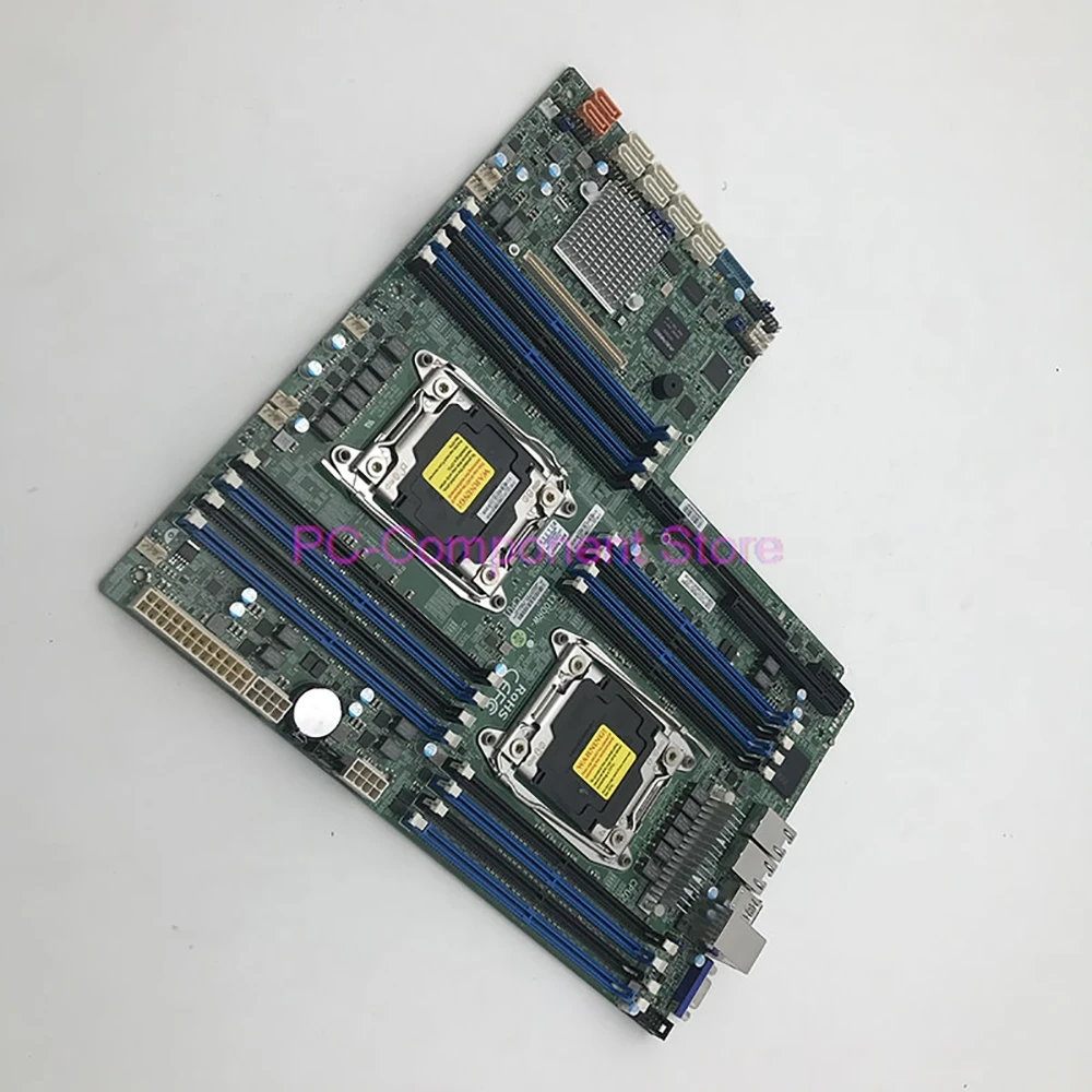 Imagem -03 - Placa-mãe para Supermicro Dual Server X10drw-i C612 2011 E52600 16 Dimms 2400mhz Ddr4 Wio