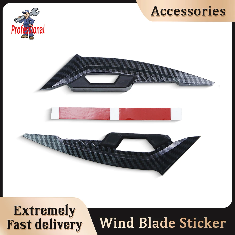 

Motorcycle Universal Winglet Aerodynamic Front Side Spoiler Spoiler Dynamic Wing Decoration For Motorcycles E-bikes Scooters Etc