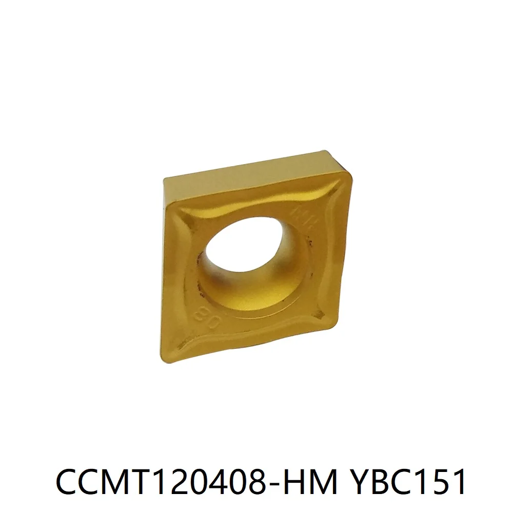 

CCMT 120408 YBC152 YBC252 YBC251 YBC151 YBG202 YBD102 YBD152 CCMT120408-HM CNC Turning Tools Processing Steel