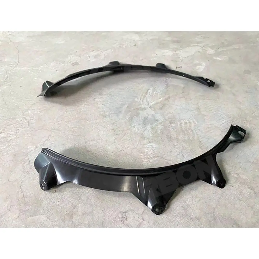 PP Black Car Rear Wheel Arches Fender Flares Mudguards Trims for BMW 5 Series G30 G38 2017+ Back Wheel Eyebrows Guards - view 3