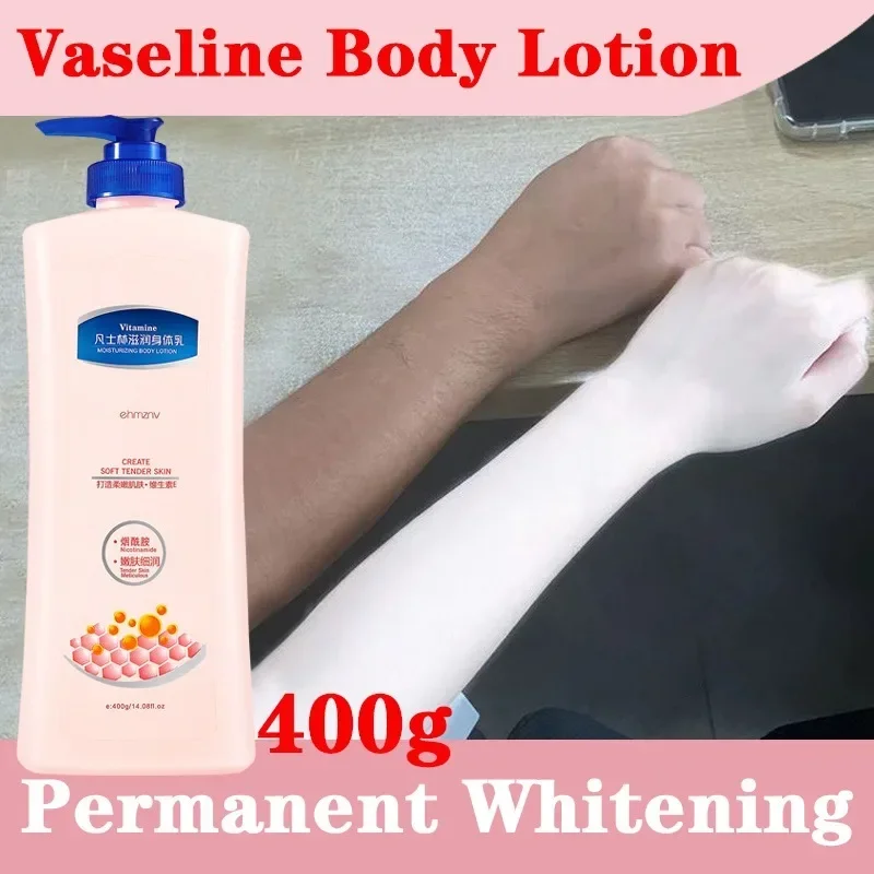 

Vaseline Niacinamide Whitening Body Lotion Rapid Skin Bleaching Cream Moisturizing Brightening Face