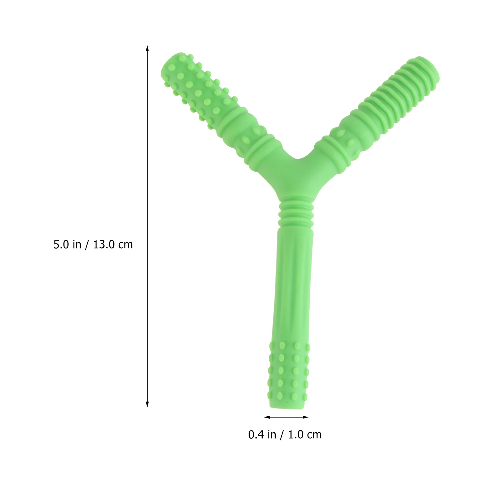 Varas de mascar brinquedo de dentição silicone bebê molar brinquedos moagem tubos ocos mordedor