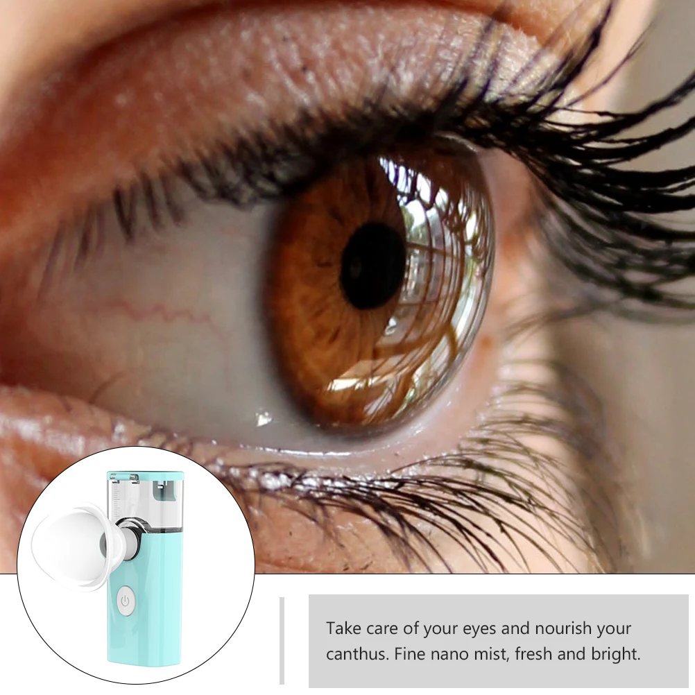 

1Set Eye Care Instrument Nano Mist Atomization Moisturizing Device Eye Drops Sprayer Fresh Bright Eyes