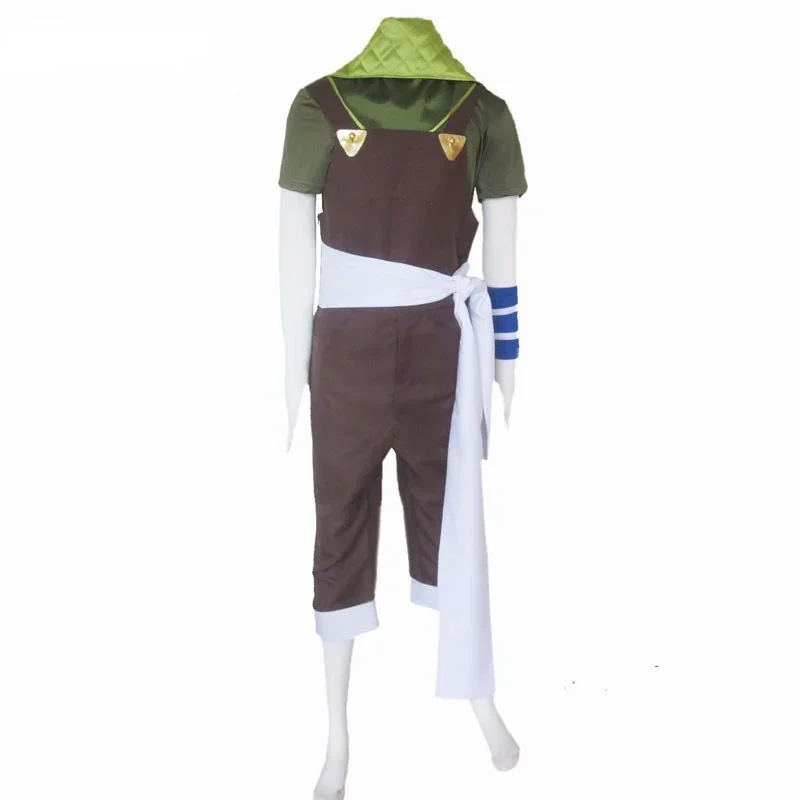 Anime Green Coffee Brown One Piece Usopp Halloween Cosplay Costume Customize for adults and kids