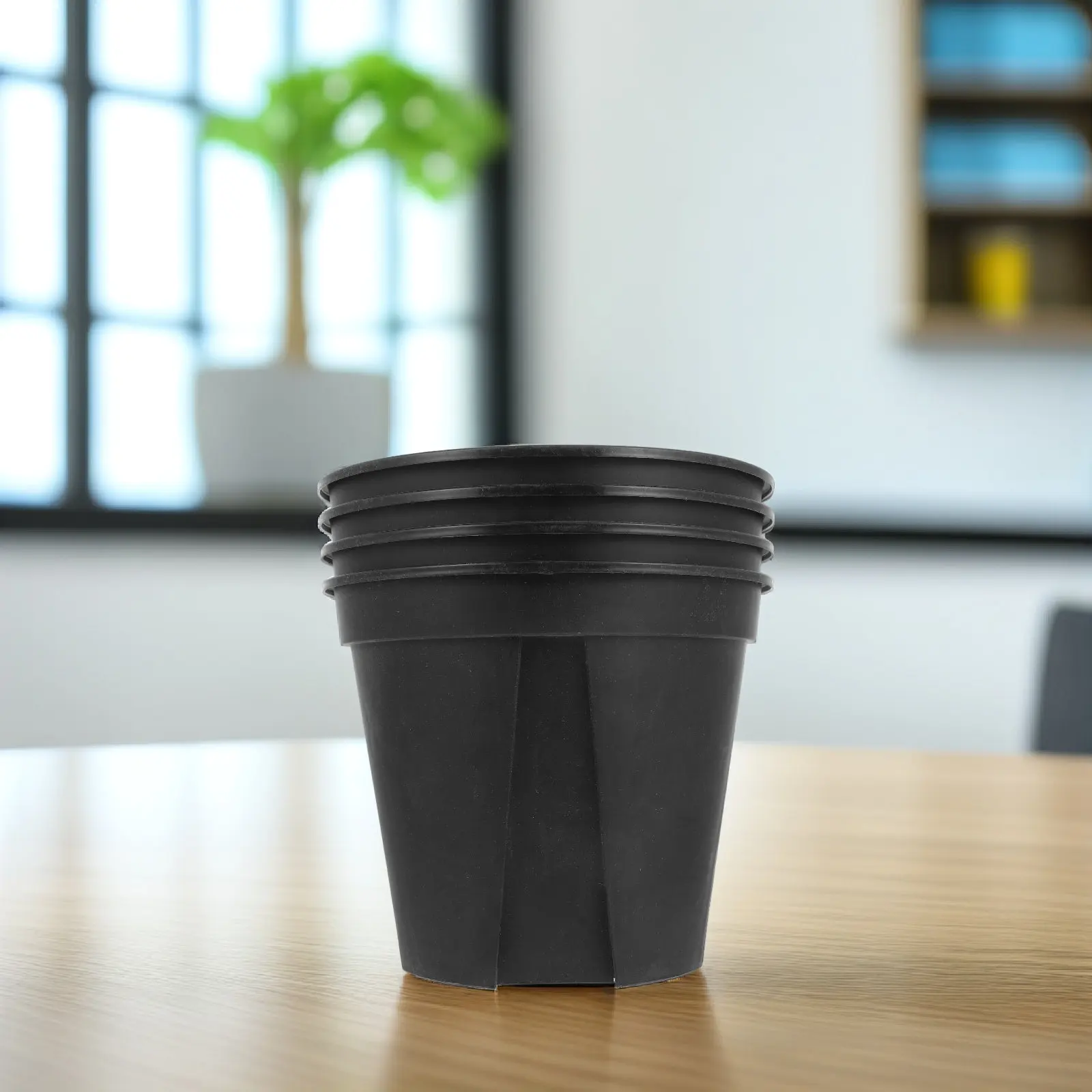Root Training Flower Pots 4Pcs Extra Thick Plastic Planters for Bonsai Flowers Home Balcony Garden